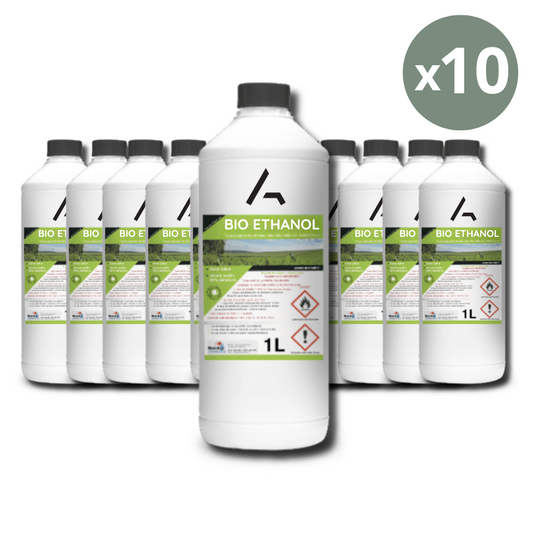Bioethanol for fireplace 10 liters (10 x 1 liter)